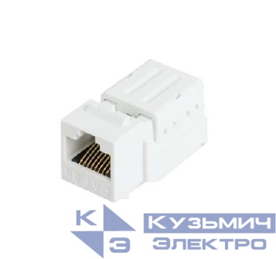Модуль-вставка Keystone кат.5E (класс D) неэкранир. 100МГц RJ45 (8P8C) неэкранир. FT-TOOL/110/KRONE T568A/B бел. NIKOMAX NMC-KJUD2-FT-WT