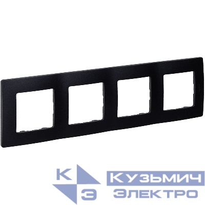 Рамка 4-м СП Etika IP20 антрацит IEK 672584
