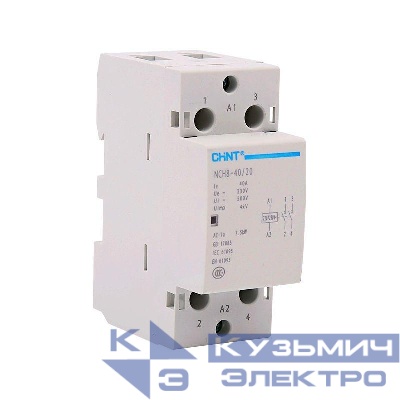 Контактор модульный NCH8-40/20 40А 2НО AC 220/230В 50Гц (R) CHINT 256081