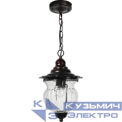 Светильник PL595 60Вт IP44 230В садово-парковый коричн. FERON 41172