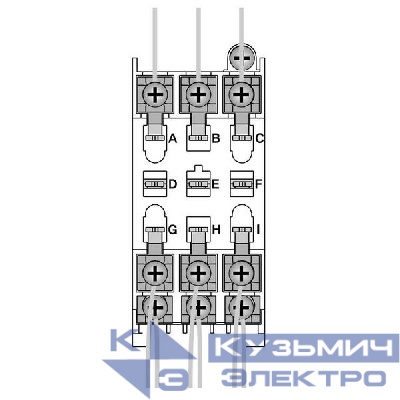 Разъем для втычного авт. выкл. Susol MCCB ASS'Y CONNECTOR KIT TD160~TS800 LS Electric 83261171807