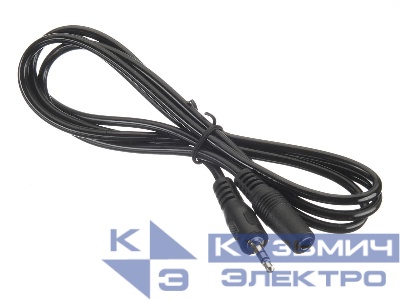 Удлинитель для наушников гнездо 3.5 мм стерео-штекер 3.5 мм стерео (1,2м), NETKO Optima