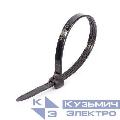 Хомут кабельный КСЗ 10х600 нейл. черн. (уп.100шт) Fortisflex 74115