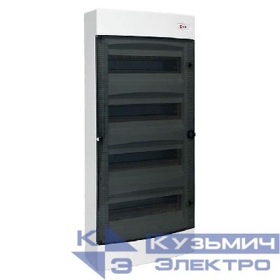 Щит распределительный навесной Unix 4х12мод. IP41 прозр. дверь PROxima EKF ux-4x12-n