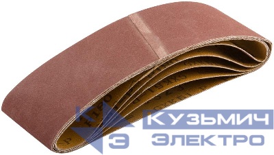 Лента шлифовальная бесконечные водостойкие на тканевой основе (уп.5шт) 75х533мм Р 180 FIT 39698