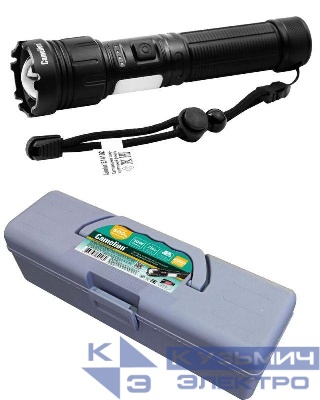 Фонарь светодиодный аккумуляторный E14102 лазер диод LD PB магнит Type C 10Вт 18650 1.8+0.8А.ч кор. Camelion 15600
