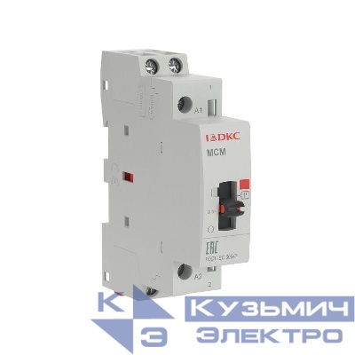 Контактор модульный max типа MCМ с ручным управлением 2P 25A 240В 2НО YON MCM-25-20-A240