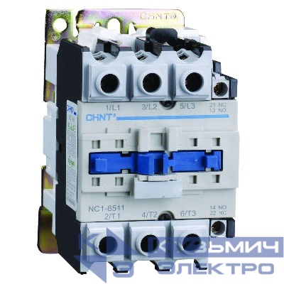 Контактор NC1-6511 65А кат. 400В AC 1НО+1НЗ AC-3 (R) CHINT 222729