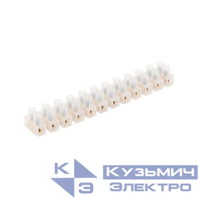 Колодка клеммная винтовая 12х6мм полиэтилен Rexant 07-5006