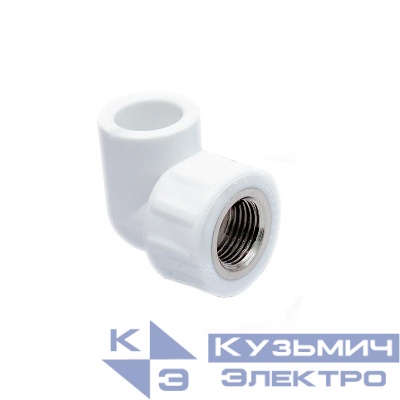 Угольник комбинированный PPR внутр. резьба 32х1 бел. RTP 10794