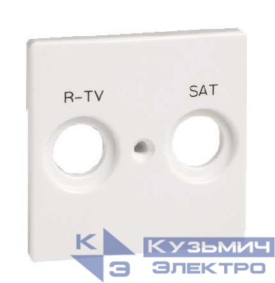 Накладка розетки R-TV+SAT Simon82 алюм. 82097-33