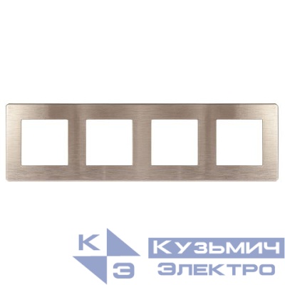 Рамка 4-м 12-5104-13 сатин бронза Эра Б0052536