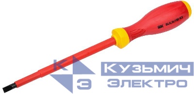 Отвертка диэлектрическая шлицевая SL6.5х150 K3 1000В ARMA2L 3 IEK A2L3-SC30-K3-SL-65-150