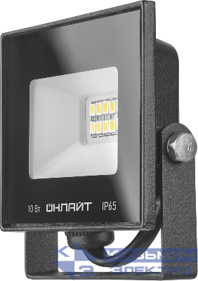 Прожектор светодиодный 71 688 OFL-10-6K-BL-IP65-LED 10Вт 6000К IP65 800лм черн. ОНЛАЙТ 71688