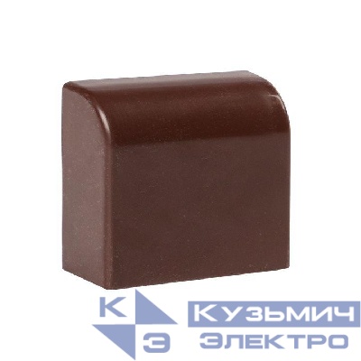 Заглушка 40х25 под темн. дерево Plast PROxima (уп.4шт) EKF ecd-40-25x4