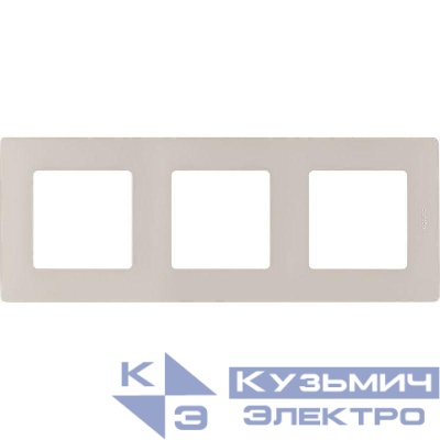 Рамка 3-м Etika сл. кость IEK 672513