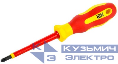 Отвертка диэлектрическая PH2х100 Т2 ARMA2L 5 IEK A2L5-SC30-T2-PH-20-100