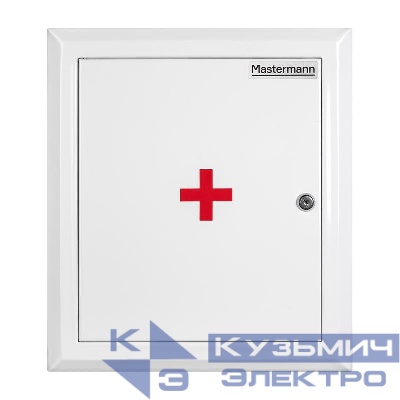Шкаф аптечный навесной 350х400х140мм IP31 Mastermann 00-00015181