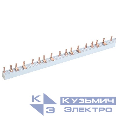 Шина соединительная типа PIN штырь 4Р 63А 1м Rexant 11-2247