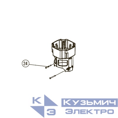 Запчасть №24 для Hybest GSR40A. Стопорный штифт
