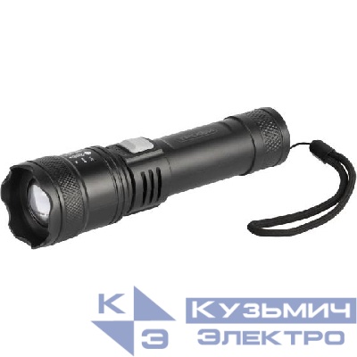 Фонарь светодиодный UA-103 аккумуляторный 7Вт оптический Zoom 3 режима powerbank Трофи Б0069800