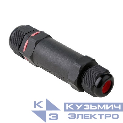 Коннектор кабельный I-образ. (клеммник 5PIN) IP68 FreeTools EKF plc-uac-cb5