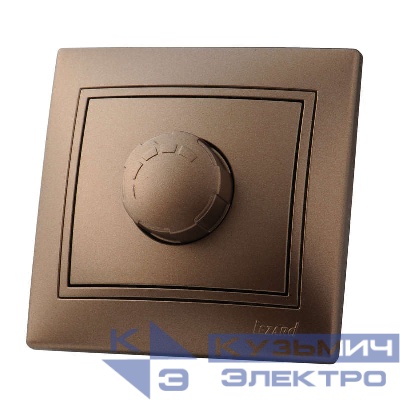 Светорегулятор СП 1000Вт Mira свет. корич. перламутр. LEZARD 701-3131-157