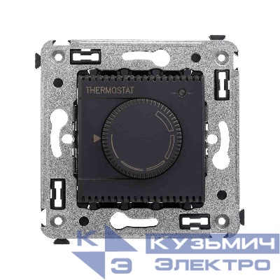 Термостат для теплых полов СП Avanti "Черный матовый" DKC 4412163
