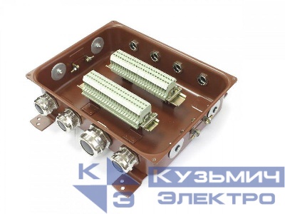 Коробка КС-40 УХЛ1.5 IP65 латун. ввод ГОФРОМАТИК zeta30352