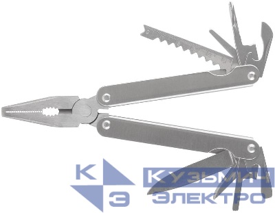 Нож складной 15 функций лезвие нерж. сталь КУРС 10547