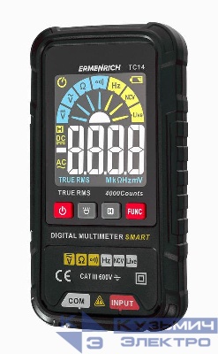 Мультиметр цифровой Zing TC14 Ermenrich 82981