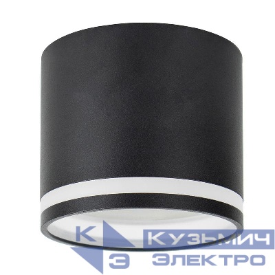 Светильник HL362 LUNA 12Вт GX53 230В потолочн. черн. FERON 41997