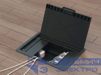 Лючок RAL 9005 напол. 12 мод. черн. DKC 88012