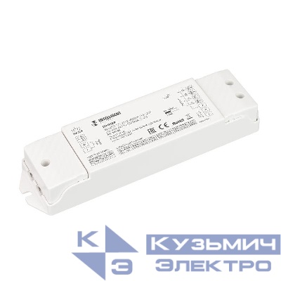 Диммер SMART-CC-2042-RGBW-PD-SUF (12-48В 4х350-1200мА 2.4G) IP20 пластик INTELLIGENT ARLIGHT 037421
