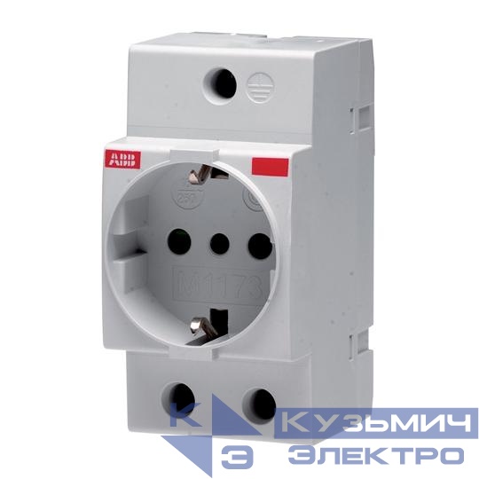 Розетка щитовая M1173 16А 2P+N ABB 2CSM110000R0701