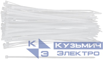 Хомут для проводов 3.6х200мм нейлон. (уп.100шт) MOS 60247М