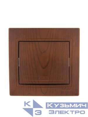 Выключатель 1-кл. СП Mira 10А сосна LEZARD 701-0801-100