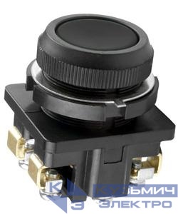Кнопка КЕ-011/1 2з цилиндр 10А 660В IP40 черн. Электротехник ET507206