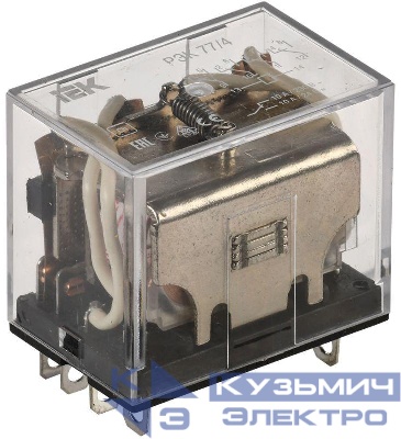 Реле РЭК 77-4 10А 24В AC IEK RRP10-4-10-024A