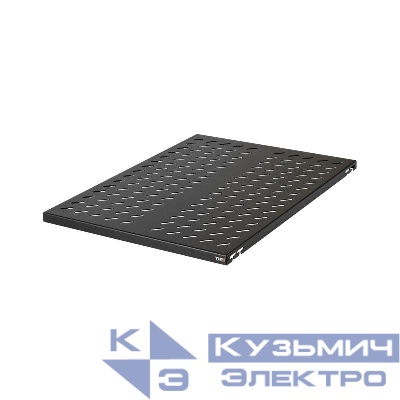 Полка стационарная 482х650мм NIKOMAX для шкафа Г=1000мм крепеж в компл. черн. NIKOMAX TLK-SHFS-2-650-BK