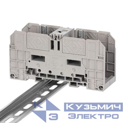 Клемма проходная болтовой зажим 2 точки подключения 120кв.мм сер. DKC FER-120