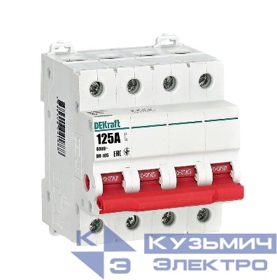 Выключатель-разъединитель ВН-105 ВН105-4P-125A DEKraft 17099DEK