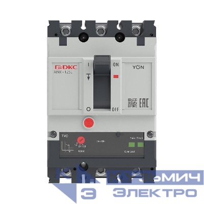 Выключатель автоматический 3P 25А 70кА pro MNX125L при AC415V расцепитель TMD YON MNX125L3PTMD0025