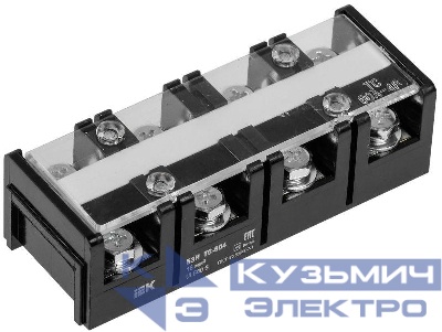 Блок зажимов БЗН ТС-604 16кв.мм 60A 4 пары IEK YZN42-04-016-K02