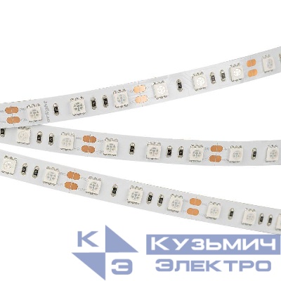 Лента светодиодная RT-B60-10mm 12V Red 14.4Вт/м IP20 5060 (уп.5м) Arlight 012343(2)