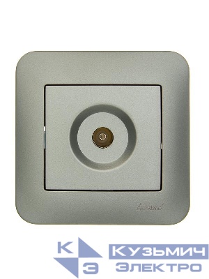 Розетка телевизионная оконечная TV СП ASTI IP20 в сборе платина. LEZARD 7081-3535-130