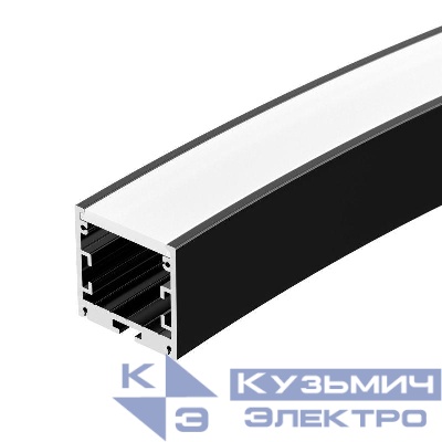 Профиль SL-ARC-3535-D1500-A90 BLACK (1180мм дуга 1 из 4) алюм. Arlight 025514