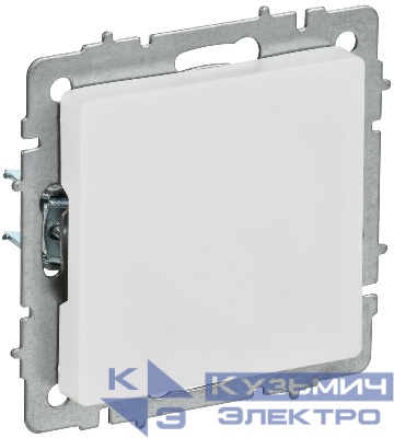 Заглушка BRITE МЗ10-БрАБ с суппортом механизм арктич. бел. IEK BR-PL10-K91