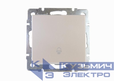 Механизм кнопки звонка Rain жемчуж./бел. перламутр. LEZARD 703-3088-103