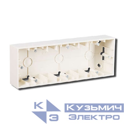 Коробка установочная ОП 3-м Simon15 сл. кость 1590753-031